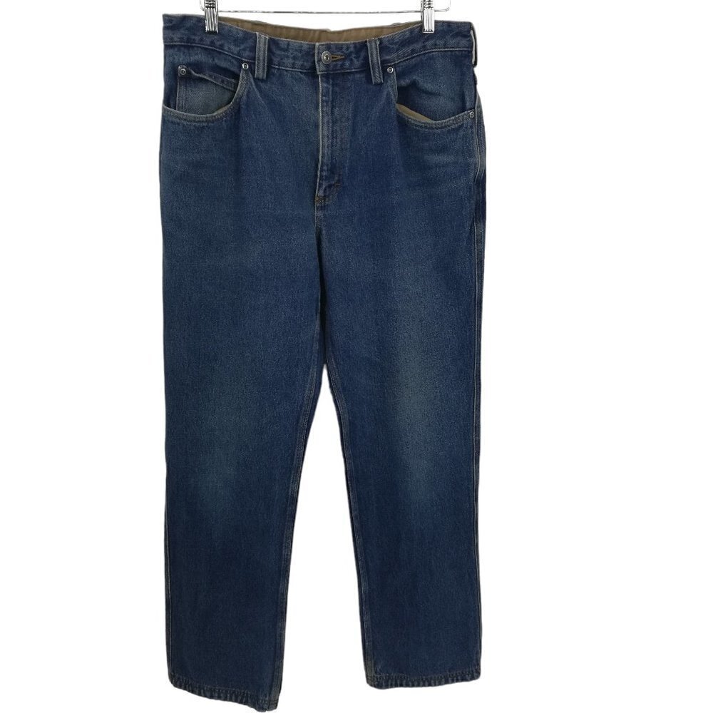 Duluth Trading Company Relaxed Fit Jeans Size 36 x 34 Mens Medium Wash Classic